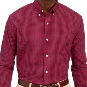 CHAPS Men's Gingham Button Down Shirt